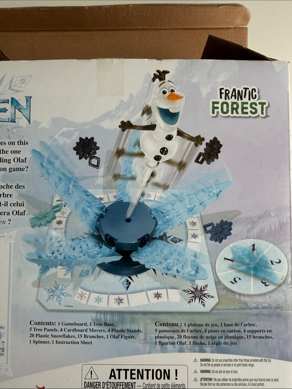 Disney Frozen Frantic Forest Game - Princess Anna Elsa Olaf Kristoff Sven Toy - Picture 5 of 7